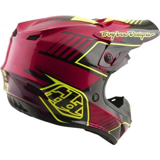 Casco infantil TROY LEE DESIGNS GP Pro Mips - Segment Fuchsia [1]
