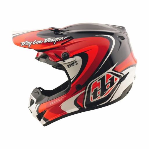 Casco infantil TROY LEE DESIGNS GP Pro Crossover - Negro/Rojo [3]