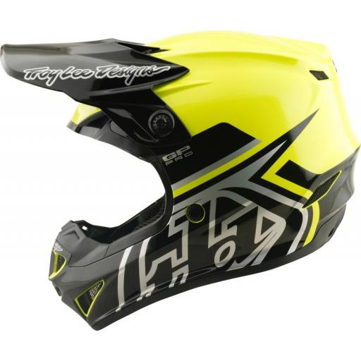 Casco infantil TROY LEE DESIGNS GP Pro Mono - Amarillo [4]