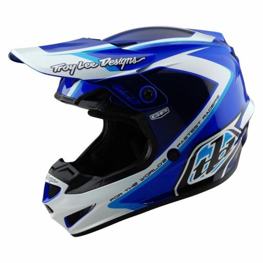 Casco infantil TROY LEE DESIGNS GP Shutter - azul/Blanco [0]