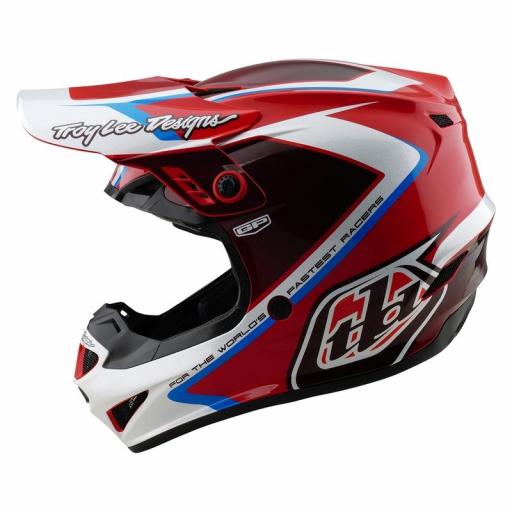 Casco infantil TROY LEE DESIGNS GP Shutter - Rojo/Blanco [1]
