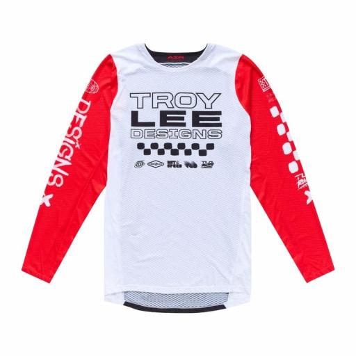 Camiseta TROY LEE DESIGNS GP Pro Standard - Rojo/Blanco/Negro