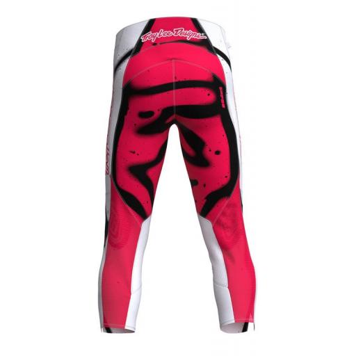 Pantalón infantil TROY LEE DESIGNS GP Pro Membrane - Blanco/Rojo neón [1]