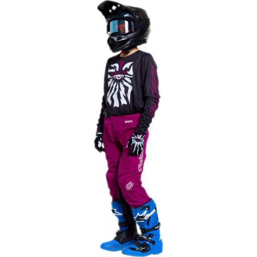 Camiseta infantil TROY LEE DESIGNS GP Pro - Cyclops Negro [4]