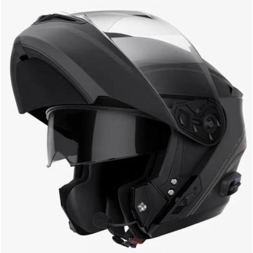 Casco modular Bluetooth SENA Outrush R NEGRO con sistema de comunicación integrado