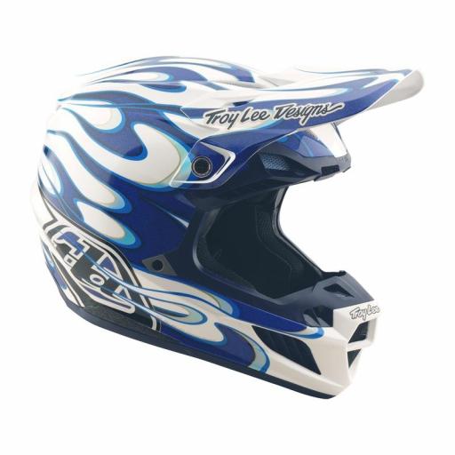 Casco TROY LEE DESIGNS SE5 Composite Torched - azul [3]