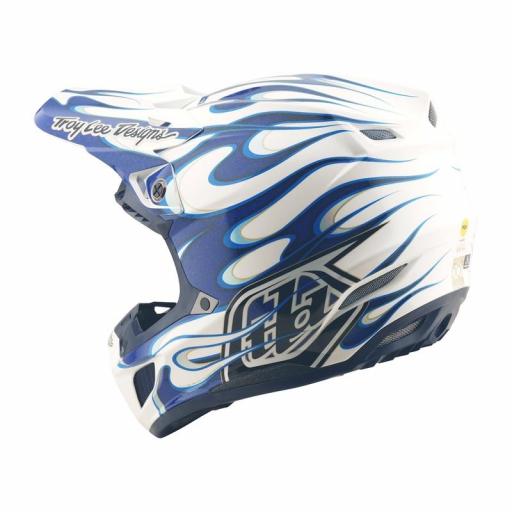 Casco TROY LEE DESIGNS SE5 Composite Torched - azul [1]
