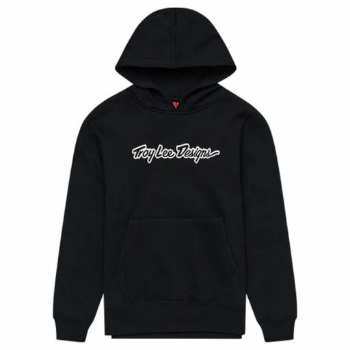 Sudadera con capucha mujer TROY LEE DESIGNS Signature - negro
