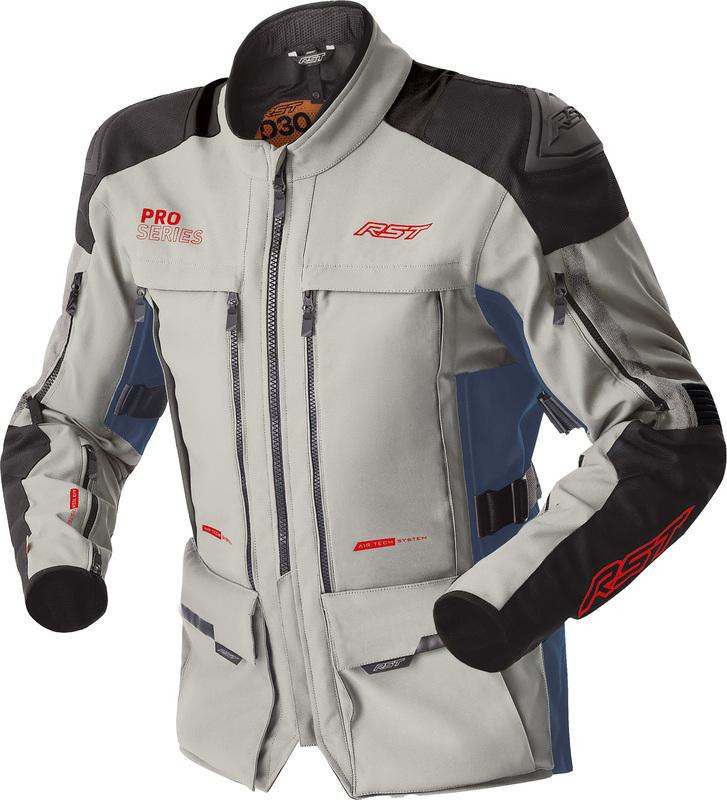 Chaqueta RST Pro Series Adventure D3O PLATA Y AZUL