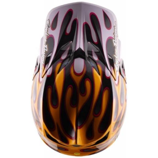 Casco TROY LEE DESIGNS SE5 Carbon Mips - Overspray negro/oro [5]