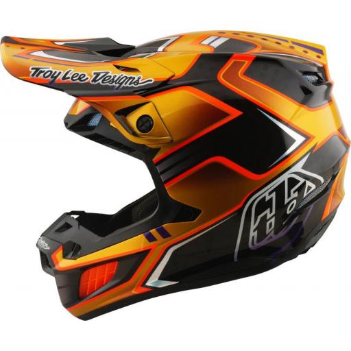 Casco TROY LEE DESIGNS SE5 Carbon Mips - Crest Gold [1]