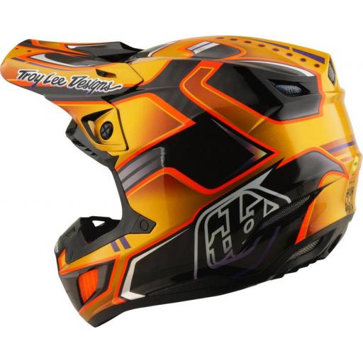 Casco TROY LEE DESIGNS SE5 Carbon Mips - Crest Gold [5]