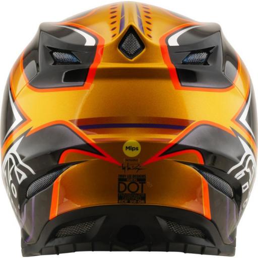 Casco TROY LEE DESIGNS SE5 Carbon Mips - Crest Gold [4]