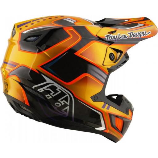 Casco TROY LEE DESIGNS SE5 Carbon Mips - Crest Gold [3]