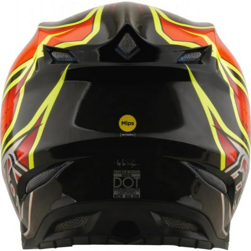 Casco TROY LEE DESIGNS SE5 Carbon Mips - Wings rojo [4]