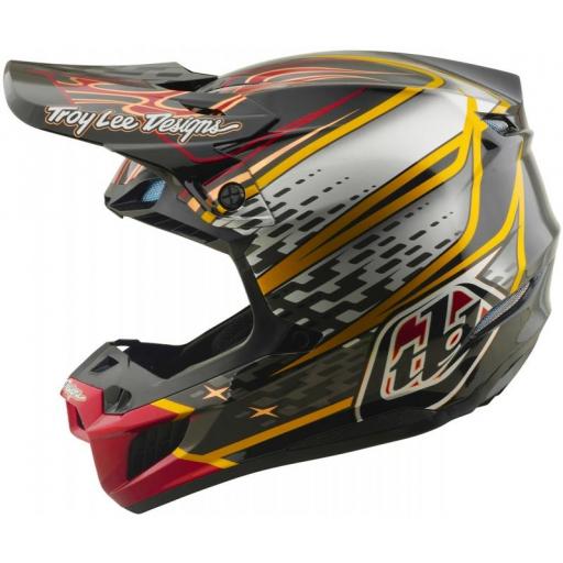 Casco TROY LEE DESIGNS SE5 Carbon Mips - Wings negro [1]