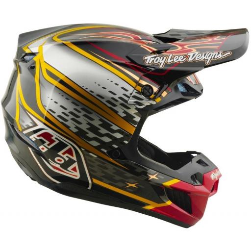 Casco TROY LEE DESIGNS SE5 Carbon Mips - Wings negro [3]