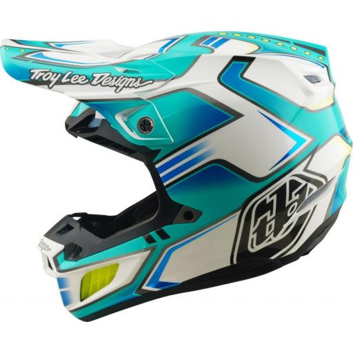 Casco TROY LEE DESIGNS SE5 Composite Mips - Crest Real Teal [1]