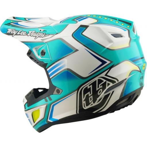 Casco TROY LEE DESIGNS SE5 Composite Mips - Crest Real Teal [5]