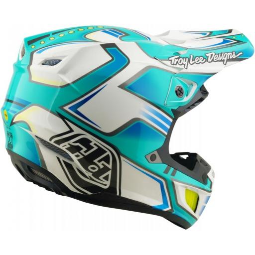 Casco TROY LEE DESIGNS SE5 Composite Mips - Crest Real Teal [3]