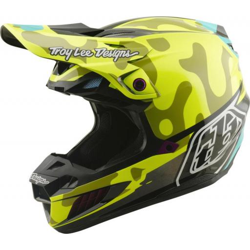 Casco TROY LEE DESIGNS SE5 Composite Mips - Myth amarillo flúor