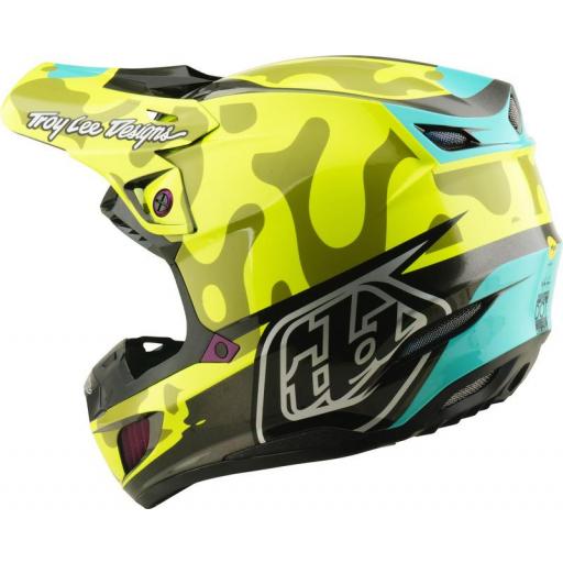 Casco TROY LEE DESIGNS SE5 Composite Mips - Myth amarillo flúor [4]