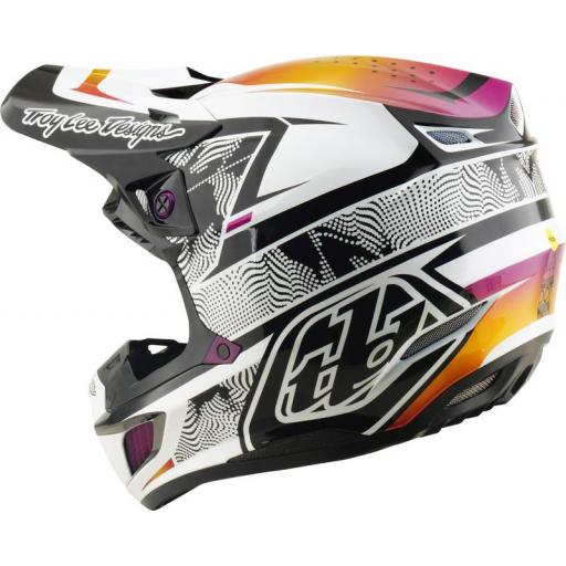 Casco TROY LEE DESIGNS SE5 Composite Mips - Lined Up negro [4]