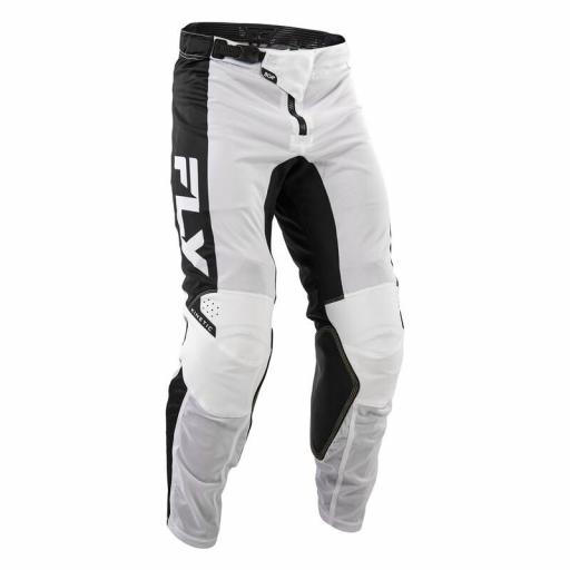 Pantalón FLY RACING Kinetic Mesh - Blanco / Negro