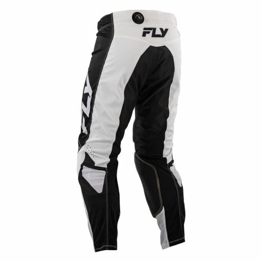 Pantalón FLY RACING Kinetic Mesh - Blanco / Negro [1]