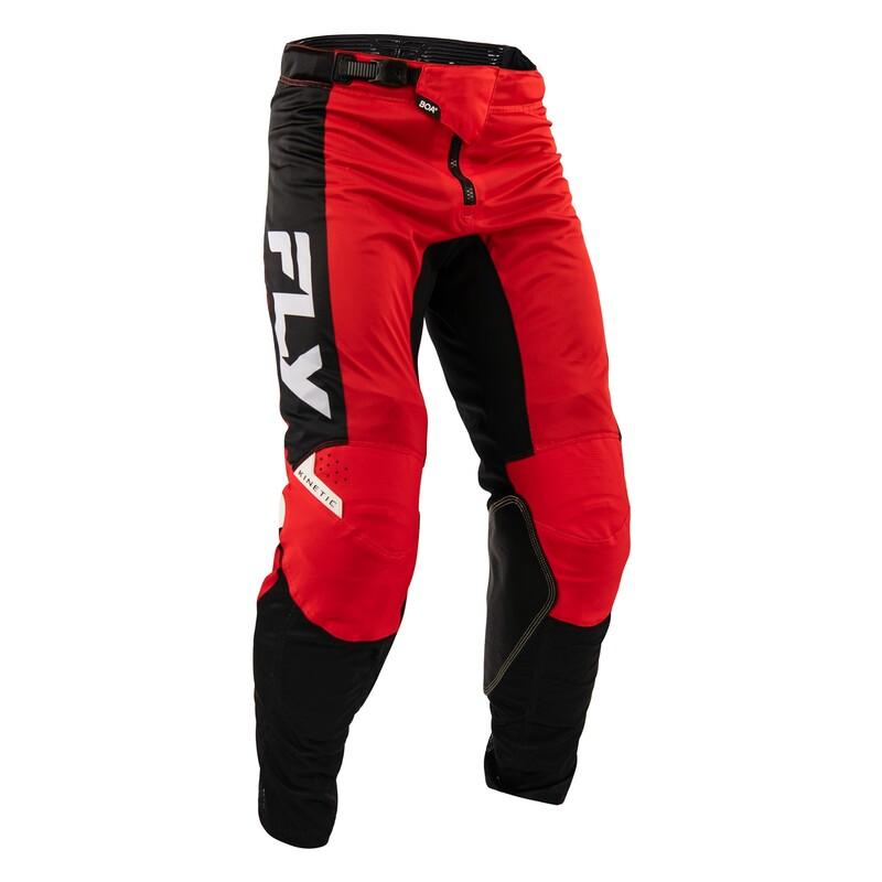 Pantalón FLY RACING Kinetic Mesh - Rojo / Negro / Blanco