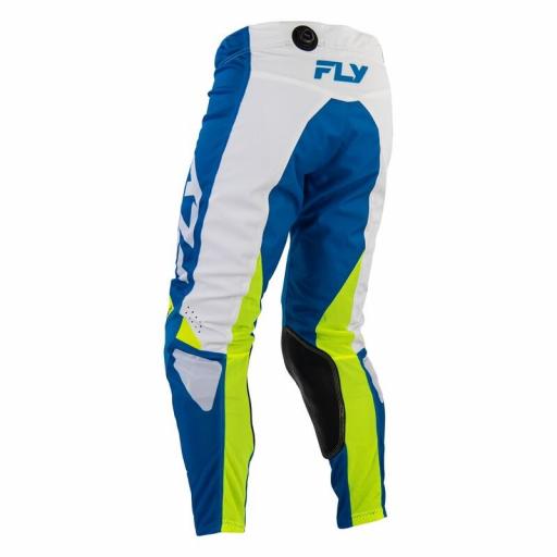 Pantalón FLY RACING Kinetic Mesh - Azul / Blanco / Hi-Vis [1]