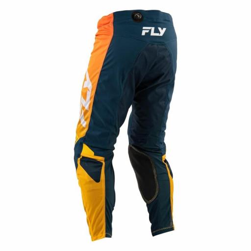 Pantalón FLY RACING Kinetic Mesh - Navy / Naranja [1]