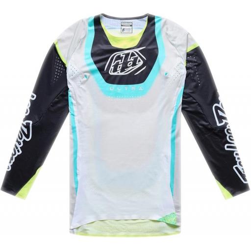 Camiseta TROY LEE DESIGNS SE Ultra - Vision Stone White/Carbon [0]