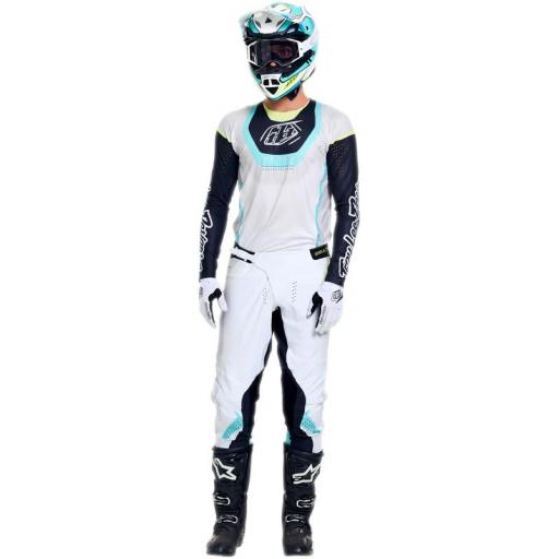 Camiseta TROY LEE DESIGNS SE Ultra - Vision Stone White/Carbon [2]