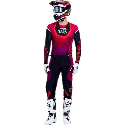 Pantalón TROY LEE DESIGNS SE Ultra - Vision Negro/fuschia [1]