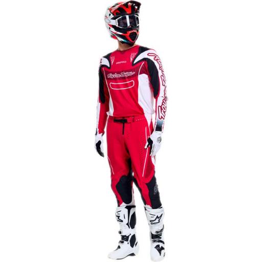 Pantalón TROY LEE DESIGNS SE Pro - Salvo Rojo/Blanco [3]