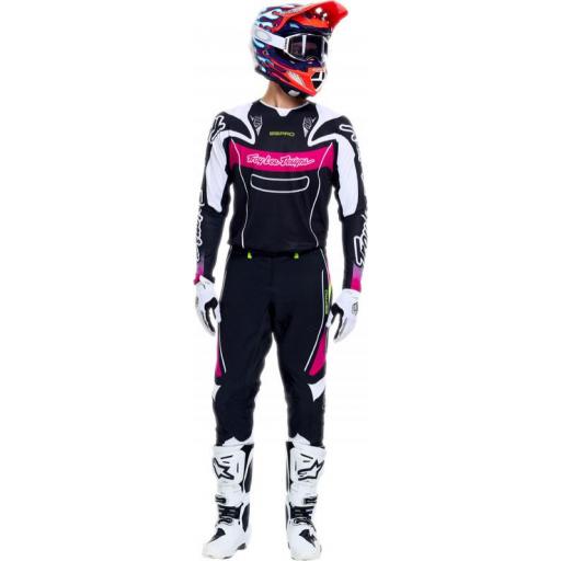 Pantalón TROY LEE DESIGNS SE Pro - Salvo Negro/Blanco [1]