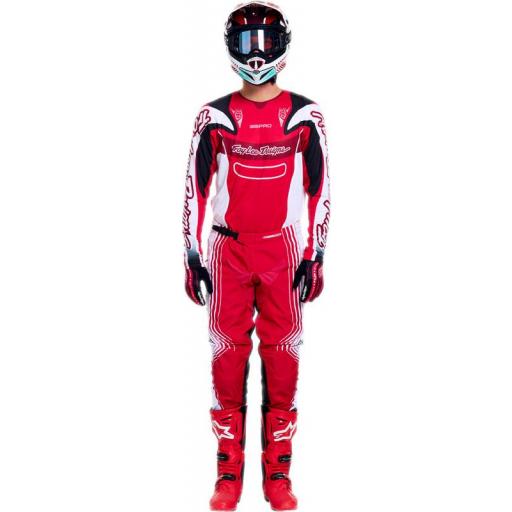 Camiseta TROY LEE DESIGNS GP Pro - Streamline Rojo/Negro [4]