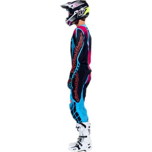 Pantalón TROY LEE DESIGNS GP Pro - Framework Negro/Cyan [2]