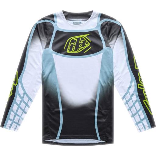 Camiseta TROY LEE DESIGNS GP Pro - Framework Carbon/gris