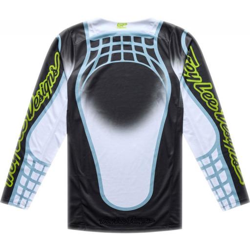 Camiseta TROY LEE DESIGNS GP Pro - Framework Carbon/gris [1]