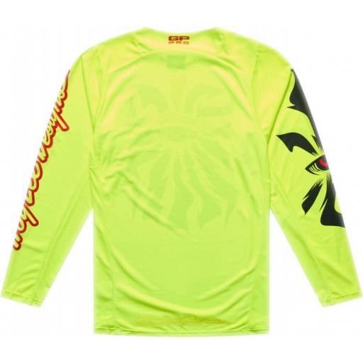 Camiseta TROY LEE DESIGNS GP Pro - Cyclops Flo Yellow [1]