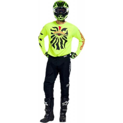 Camiseta TROY LEE DESIGNS GP Pro - Cyclops Flo Yellow [2]