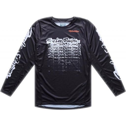 Camiseta TROY LEE DESIGNS GP Pro - Stamp Negro