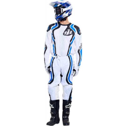Pantalón TROY LEE DESIGNS GP Pro - Roller Blanco/Azul [1]