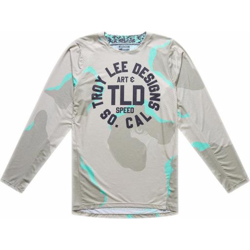 Camiseta TROY LEE DESIGNS GP Pro Air - Camo Aqua Desert