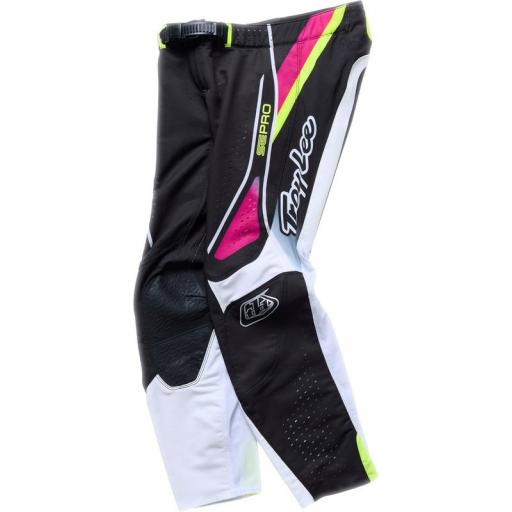 Pantalón infantil TROY LEE DESIGNS SE Pro - Salvo Negro/Blanco [0]