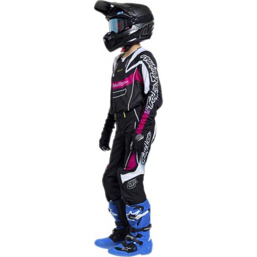 Pantalón infantil TROY LEE DESIGNS SE Pro - Salvo Negro/Blanco [3]