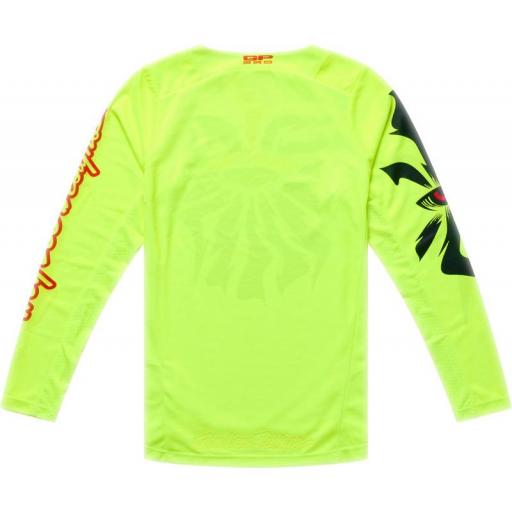 Camiseta infantil TROY LEE DESIGNS GP Pro - Cyclops amarillo fluor [1]