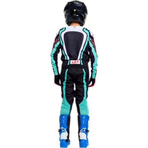 Pantalón infantil TROY LEE DESIGNS GP Pro - Roller Negro/Teal [1]